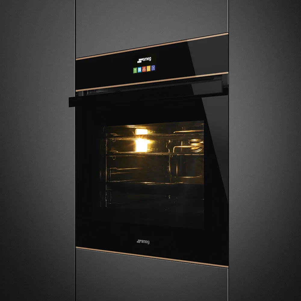 SMEG תנור פירוליטי 60 ס"מ ידית נשלפת מסדרת Dolce Stil Novo תוצרת SMEG דגם SFP6604PNRE — תמונה 7