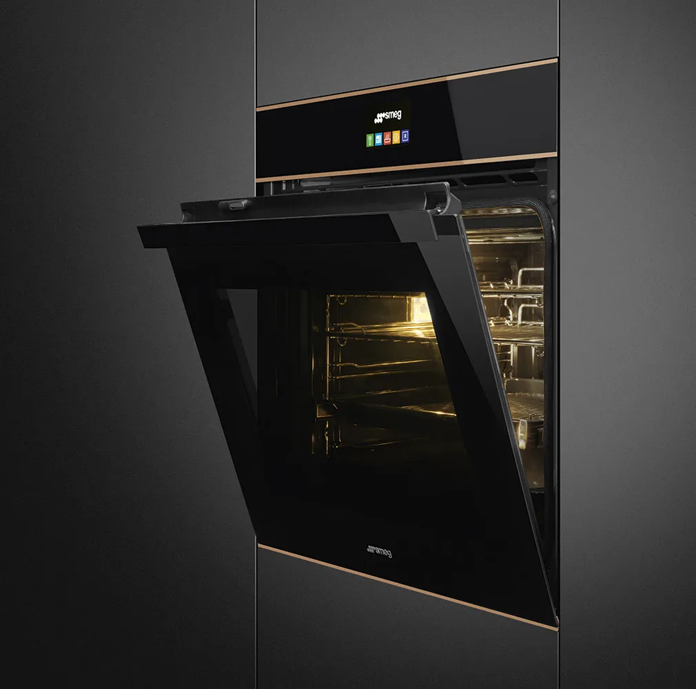 SMEG תנור פירוליטי 60 ס"מ ידית נשלפת מסדרת Dolce Stil Novo תוצרת SMEG דגם SFP6604PNRE — תמונה 8