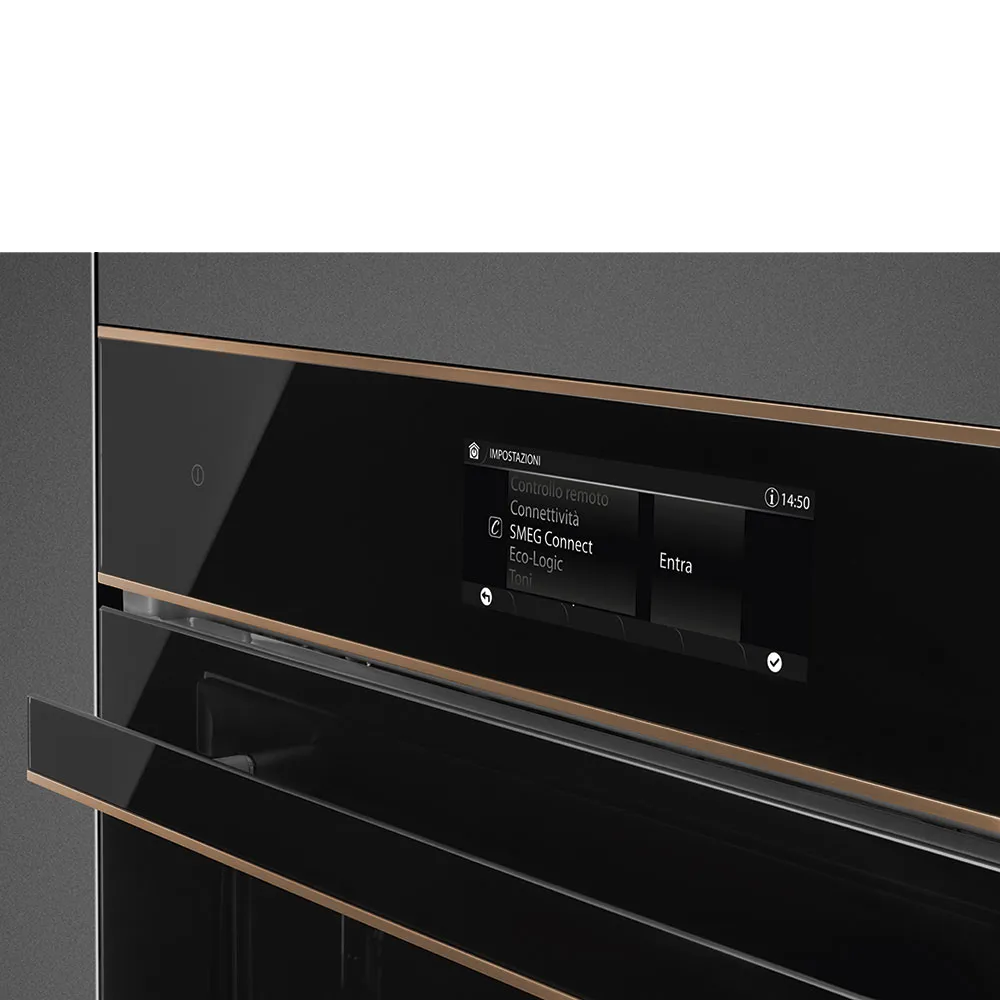SMEG  מגירת ואקום אינטגרלית 14 ס"מ סדרת Dolce Stil Novo תוצרת SMEG דגם CPV615NR — תמונה 2