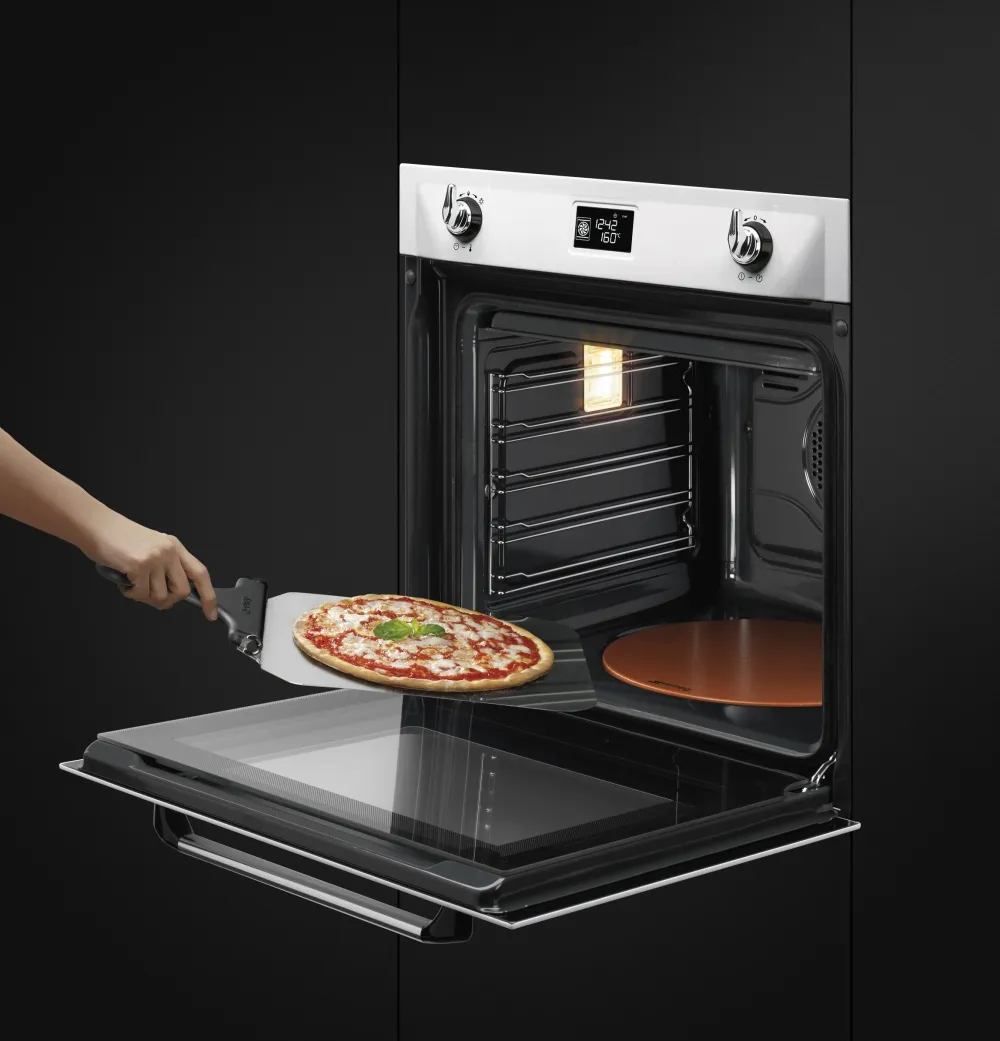 SMEG תנור פיצה מקצועי בנוי 60 ס"מ לבן סדרת Victoria תוצרת SMEG דגם SF6922BPZE1 — תמונה 5