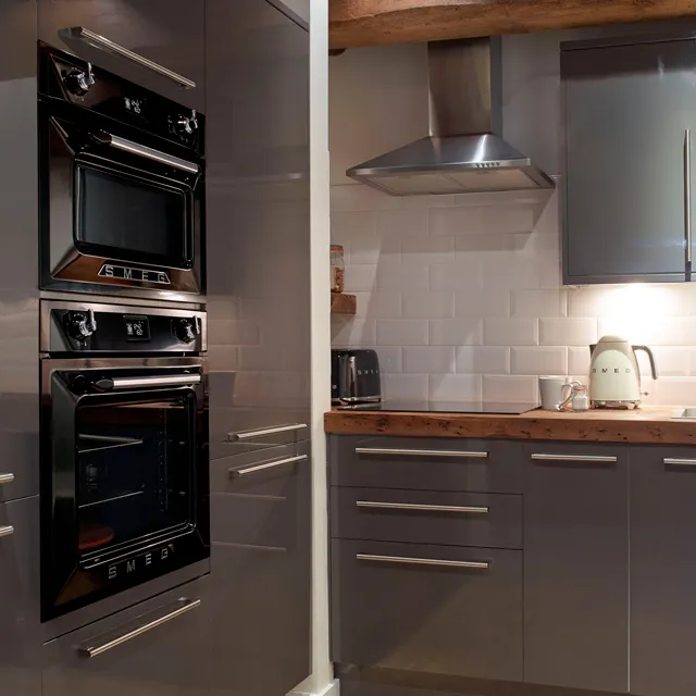 SMEG תנור טורבו אקטיבי בנוי 60 ס"מ, שחור מסדרת Victoria תוצרת SMEG דגם SF6905N1 — תמונה 2