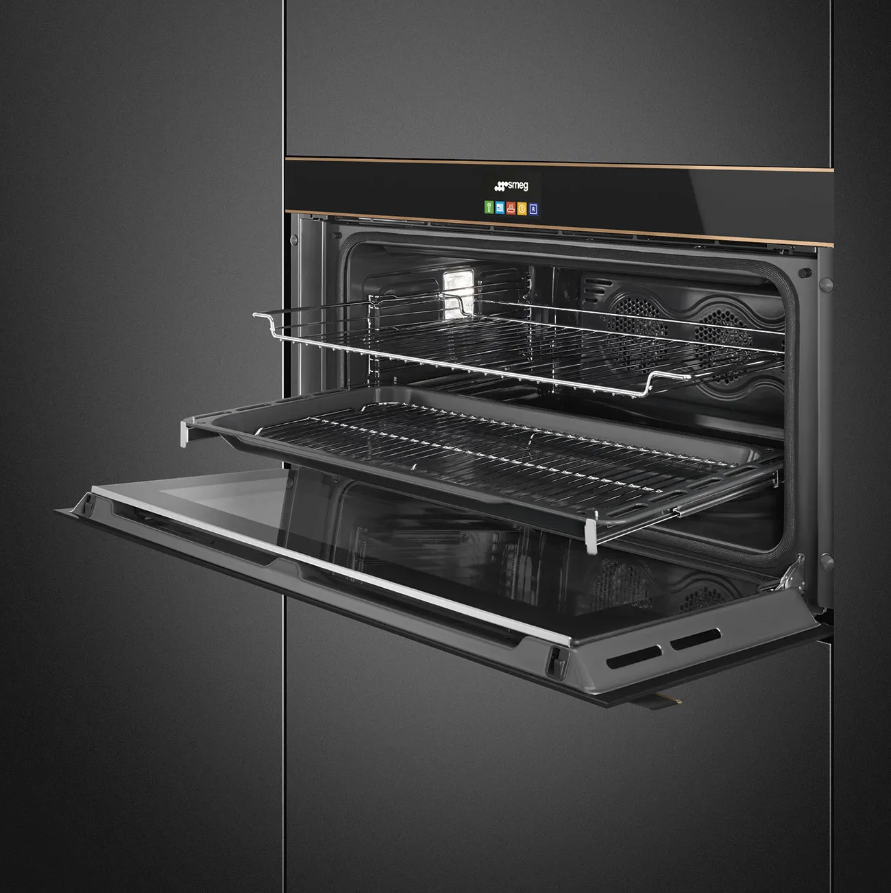 SMEG תנור פירוליטי 90 ס"מ מסדרת Dolce Stil Novo תוצרת SMEG דגם SFPR9604NX — תמונה 11