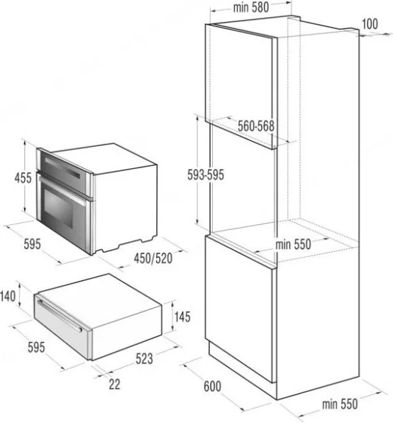 Gorenje מגירת חימום יוקרתית מסדרת Gorenje BWD1102AX PURE LINE — תמונה 6