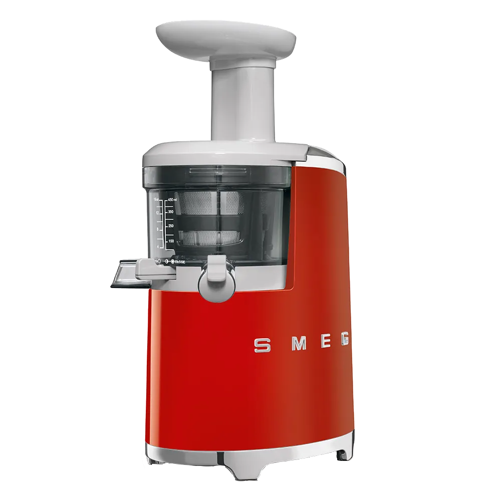 SMEG מסחטת מיצים בסחיטה איטית צבע אדום מסדרת 50's Retro Style,תוצרת SMEG דגם SJF01RDEU — תמונה 2