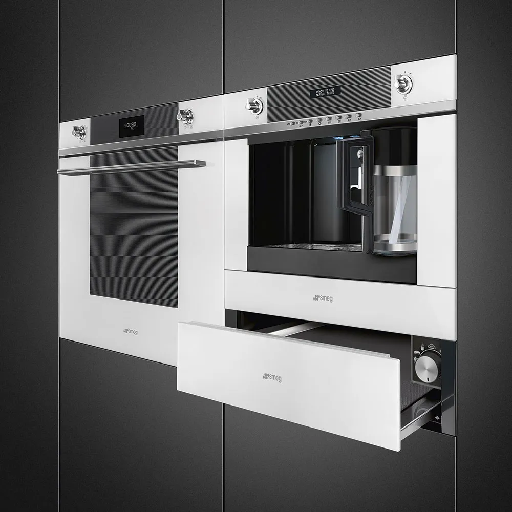 SMEG תנור בנוי 60 ס"מ זכוכית לבנה ניקוי באדים סדרת LINEA תוצרת SMEG דגם F6102TVBG — תמונה 4