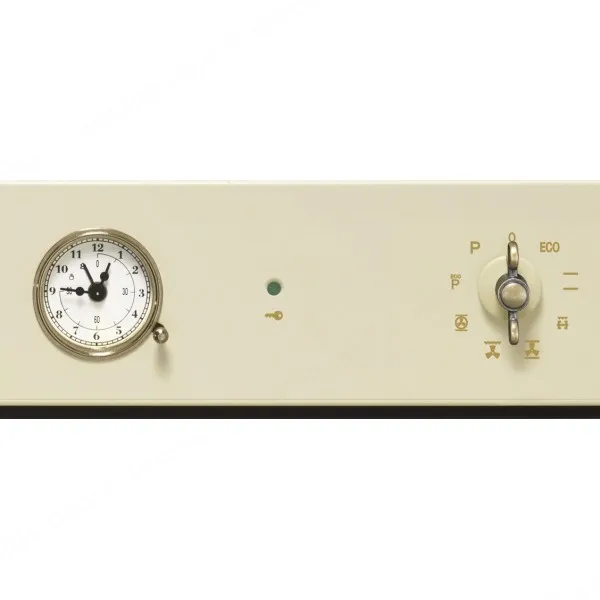 SMEG תנור פירוליטי צבע קרם עם גימור פליז, 60 ס"מ תוצרת SMEG דגם SFP805PO — תמונה 2