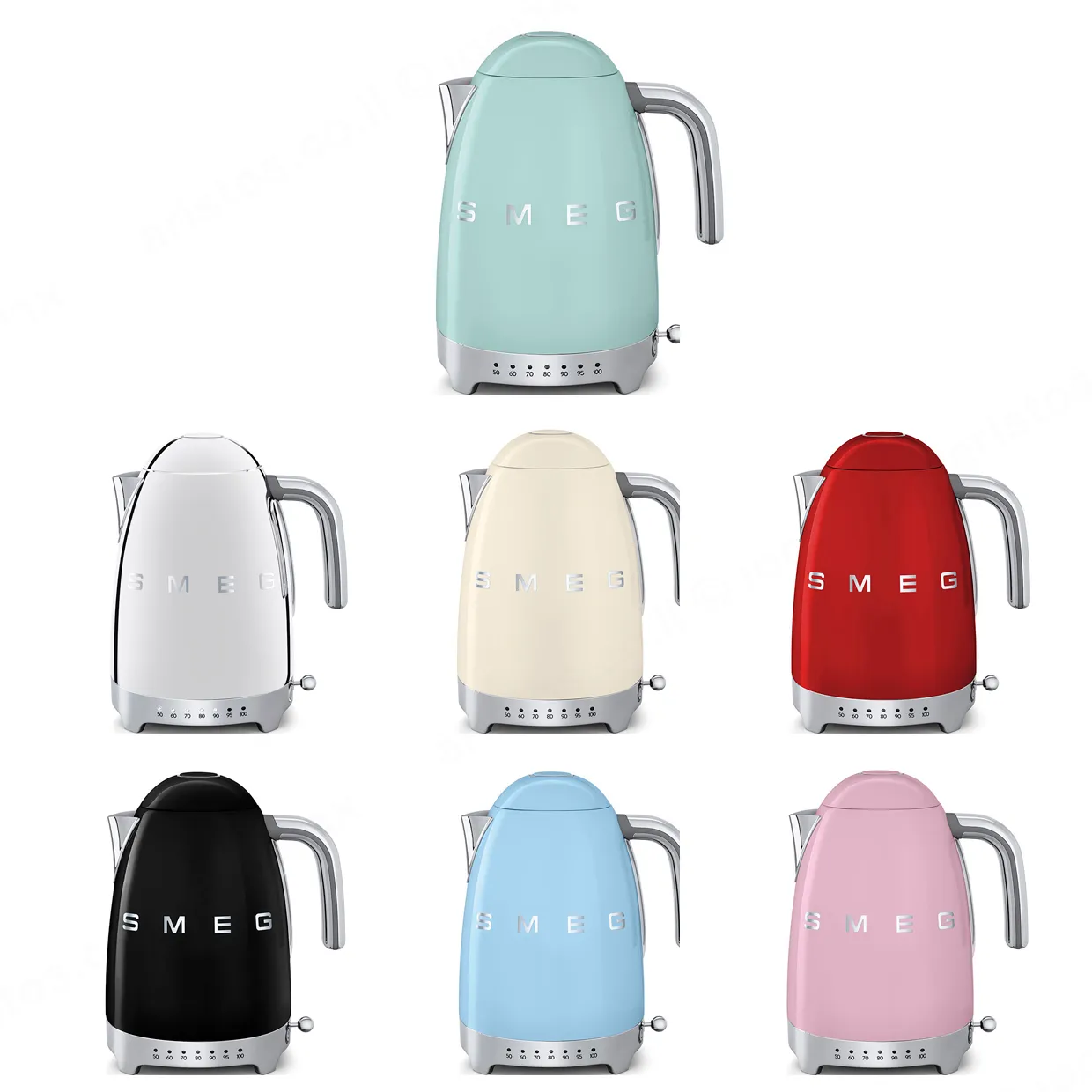SMEG קומקום חשמלי בצבע ורוד מסדרת 50's Retro Style,תוצרת SMEG דגם KLF03PKEU — תמונה 5