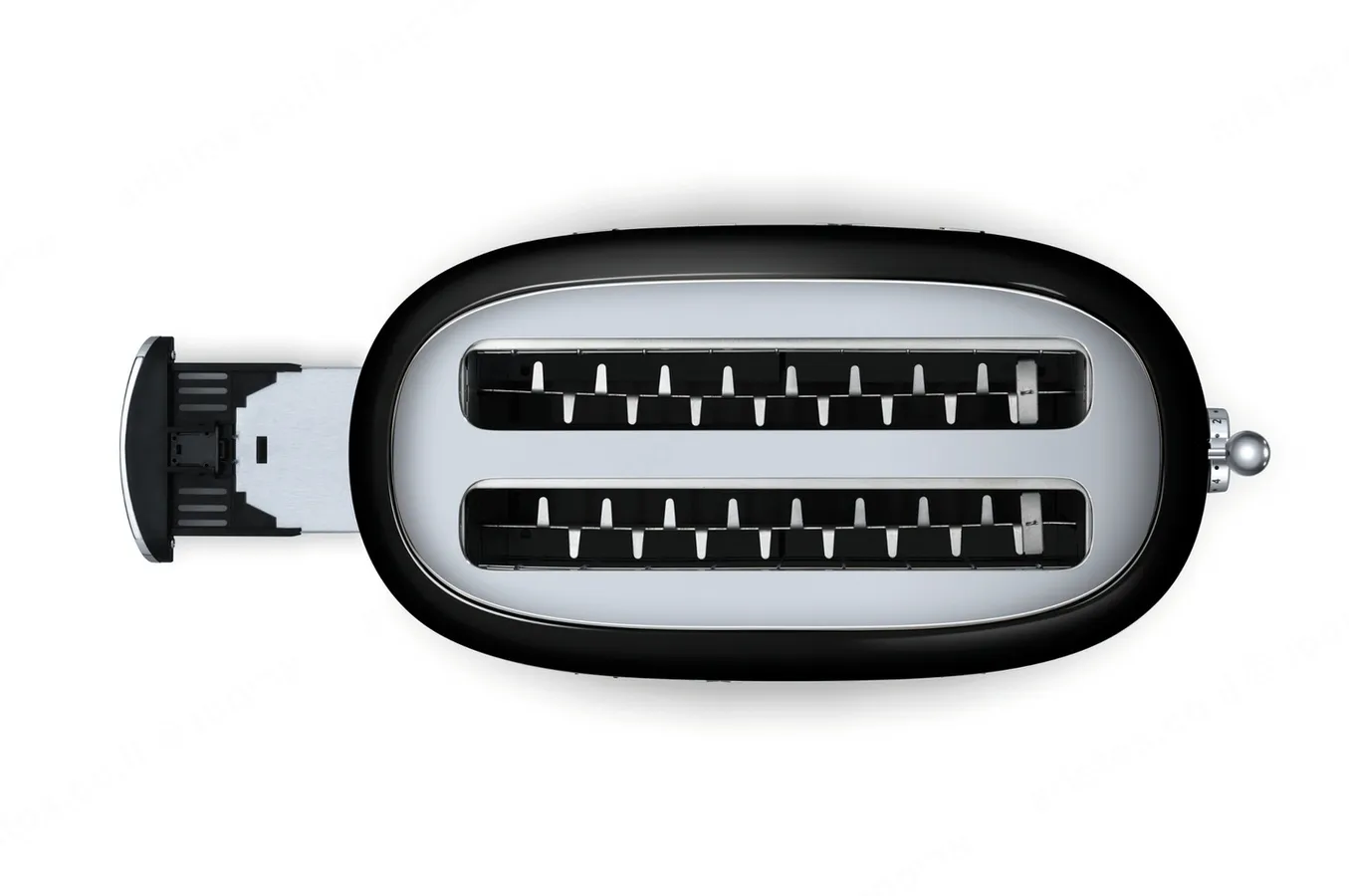 SMEG מצנם 4 פרוסות,צבע שחור,מסדרת 50's Retro Style,תוצרת SMEG דגם TSF02BLEU — תמונה 4