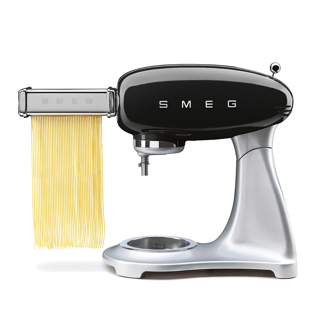 SMEG מיקסר עומד בצבע שחור גוף נירוסטה מסדרת 50's Retro Style,תוצרת SMEG דגם SMF01BLEU — תמונה 3
