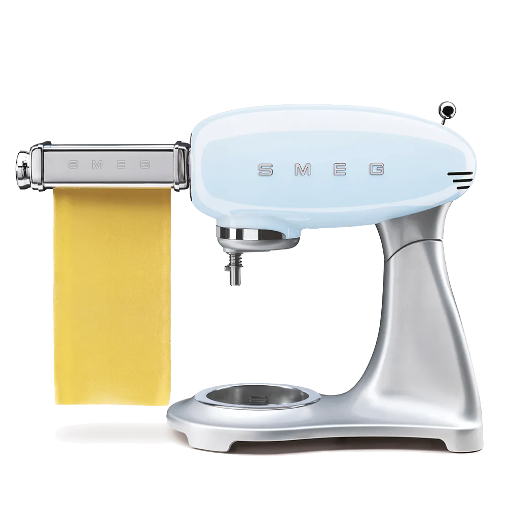 SMEG מיקסר עומד בצבע כחול פסטל גוף נירוסטה מסדרת 50's Retro Style,תוצרת SMEG דגם SMF01PBEU — תמונה 3