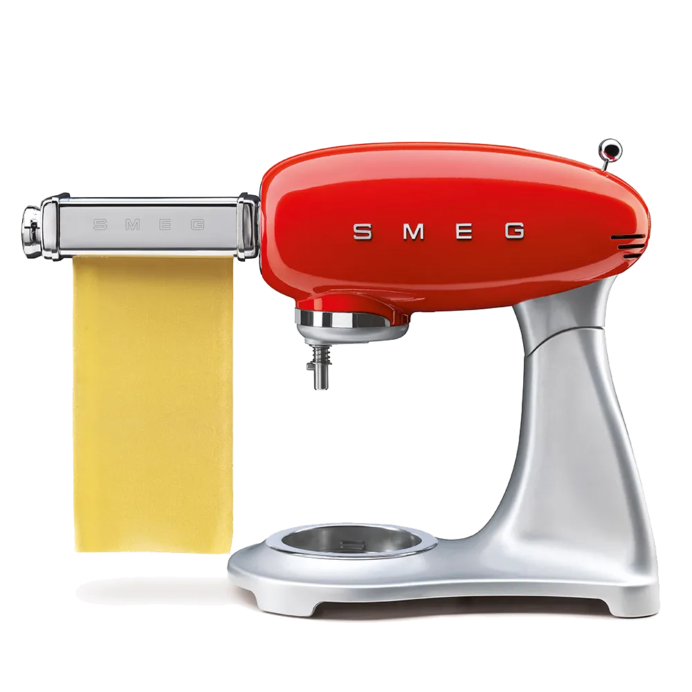 SMEG מיקסר עומד בצבע אדום גוף נירוסטה מסדרת 50's Retro Style,תוצרת SMEG דגם SMF01RDEU — תמונה 3