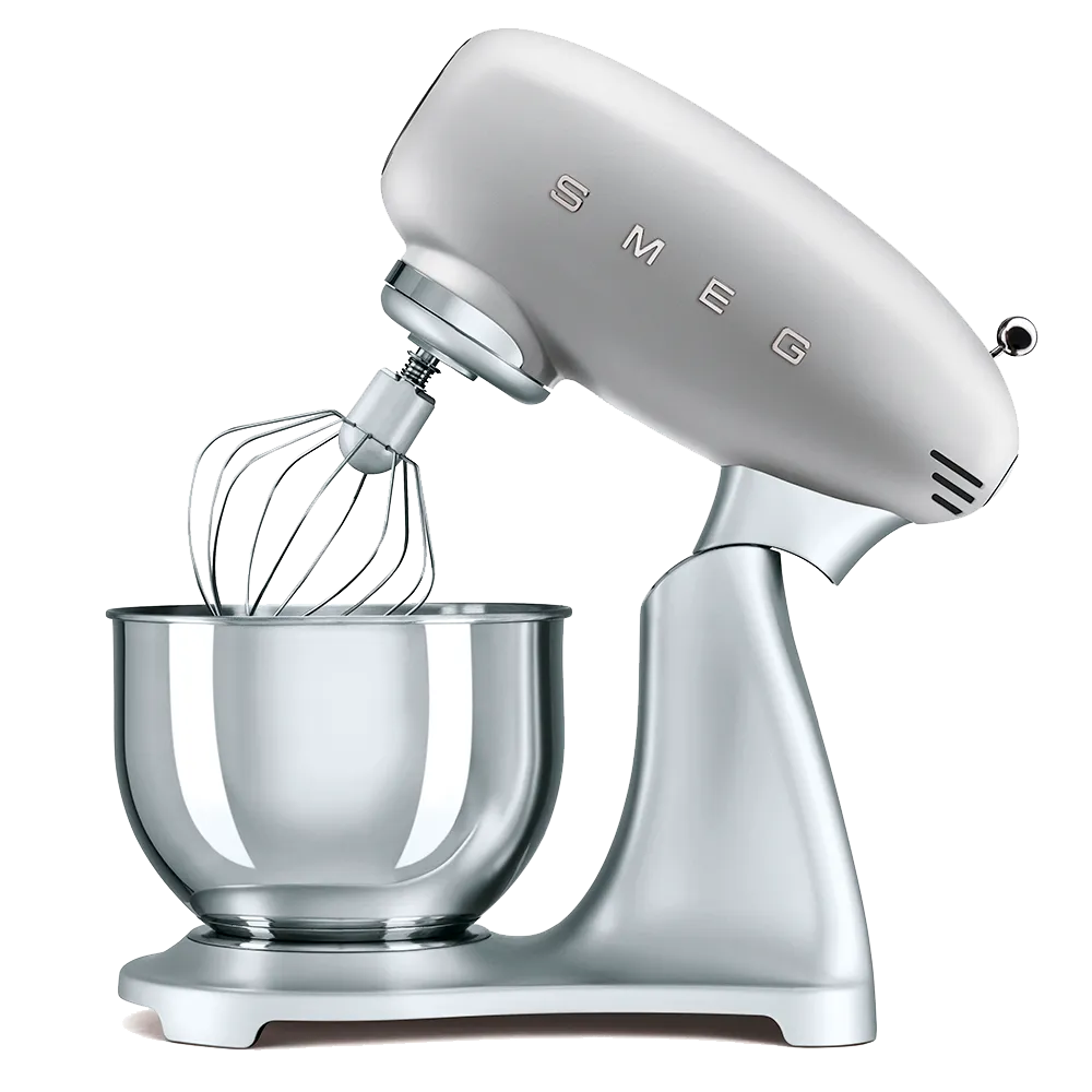 SMEG מיקסר עומד בצבע כסף גוף נירוסטה מסדרת 50's Retro Style,תוצרת SMEG דגם SMF01SVEU — תמונה 3