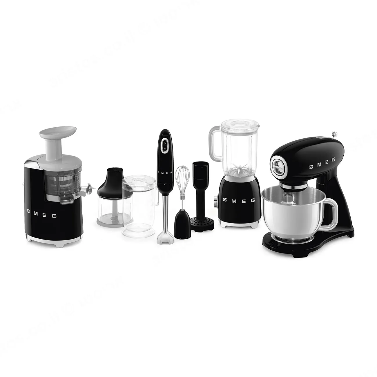 SMEG מיקסר עומד בצבע שחור מסדרת 50's Retro Style,תוצרת SMEG דגם SMF03BLUK — תמונה 7