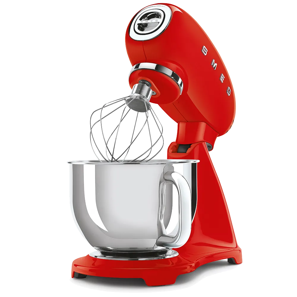 SMEG מיקסר עומד בצבע אדום מסדרת 50's Retro Style,תוצרת SMEG דגם SMF03RDUK — תמונה 4
