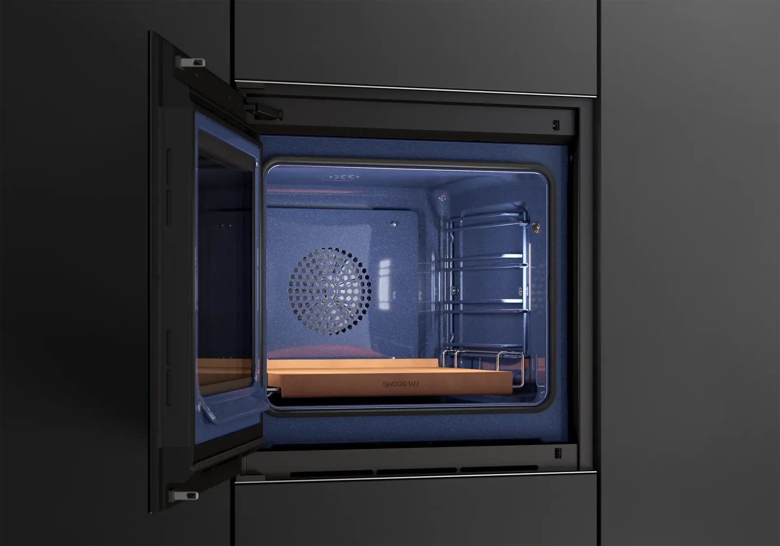 GAGGENAU תנור בנוי פירוליטי 60 ס"מ דלת צד גימור Onyx סדרת Minimalistic תוצרת GAGGENAU דגם GO251100 — תמונה 14
