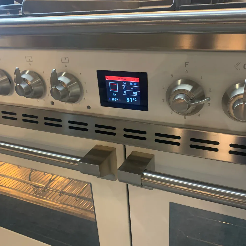 Steel תנור COMBISTEAM משולב כיריים אינדוקציה 90 ס"מ 315 מעלות גימור נירוסטה תוצרת Steel דגם Ascot 90 5FI INOX — תמונה 10