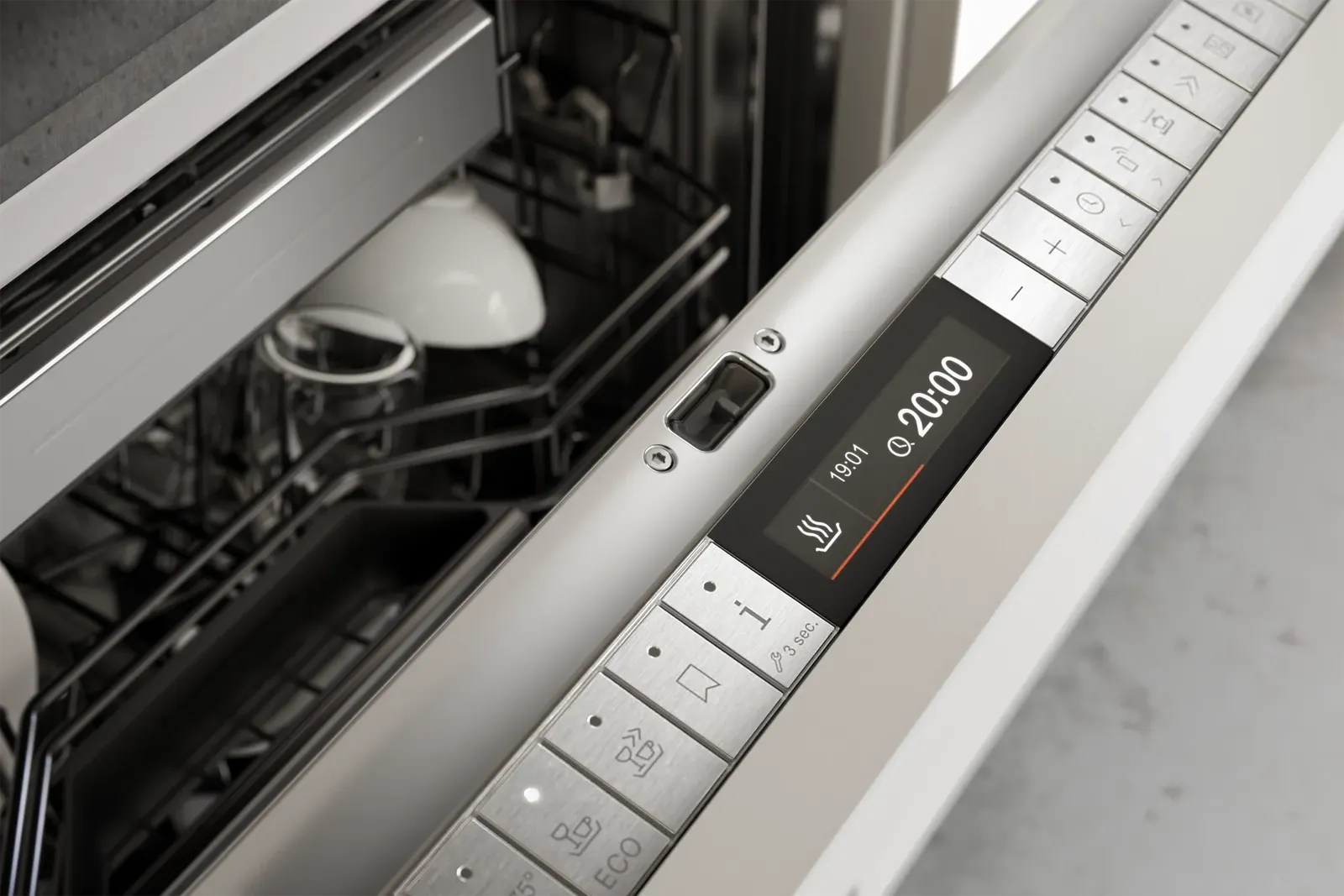 GAGGENAU מדיח כלים אינטגרלי מלא 60 ס"מ ייבוש זיאוליט תאורת פנים Push-to-Open תוצרת GAGGENAU דגם DF270101F — תמונה 9