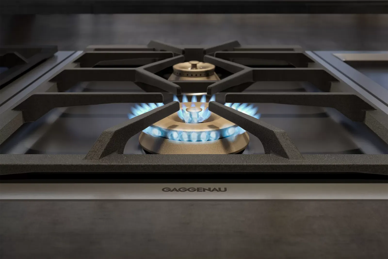 GAGGENAU כיריים דומינו גז 38 ס"מ 2 מבערים נירוסטה מתגים קדמיים סדרה 400 תוצרת GAGGENAU דגם VG425115F — תמונה 6