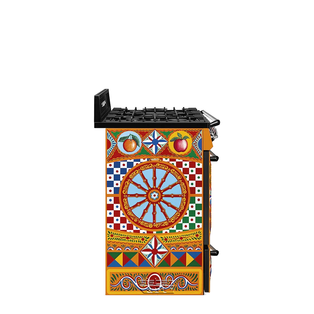 SMEG תנור משולב עם כיריים גז בעיצוב DOLCE & GABBANA תוצרת SMEG דגם TR90DGC9 — תמונה 5