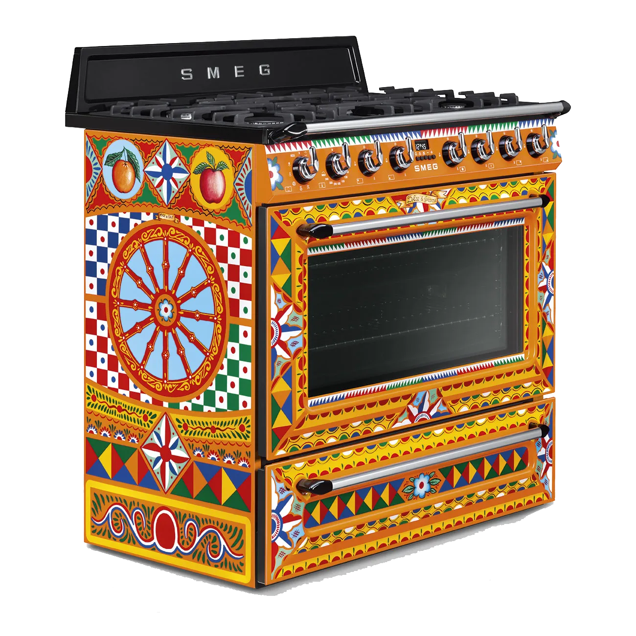 SMEG תנור משולב עם כיריים גז בעיצוב DOLCE & GABBANA תוצרת SMEG דגם TR90DGC9 — תמונה 2