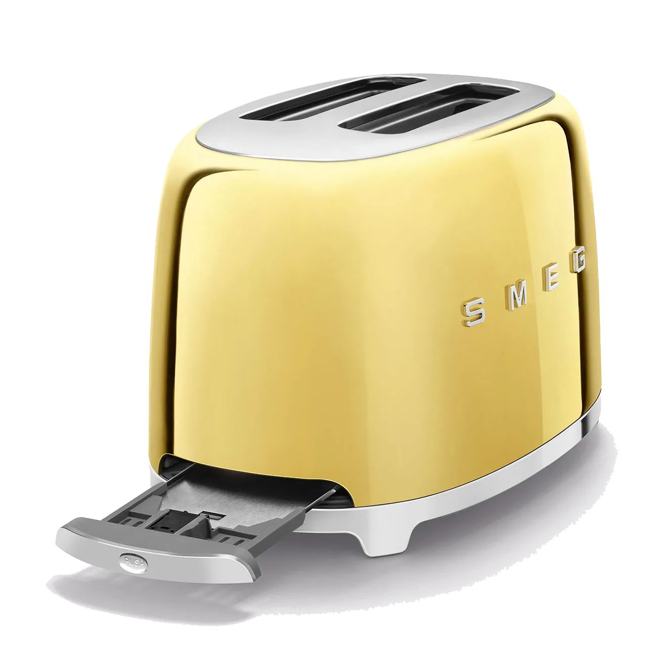 SMEG מצנם לשתי פרוסות,צבע זהב מבריק ,מסדרת 50's Retro Style,תוצרת SMEG דגם TSF01GOEU — תמונה 2