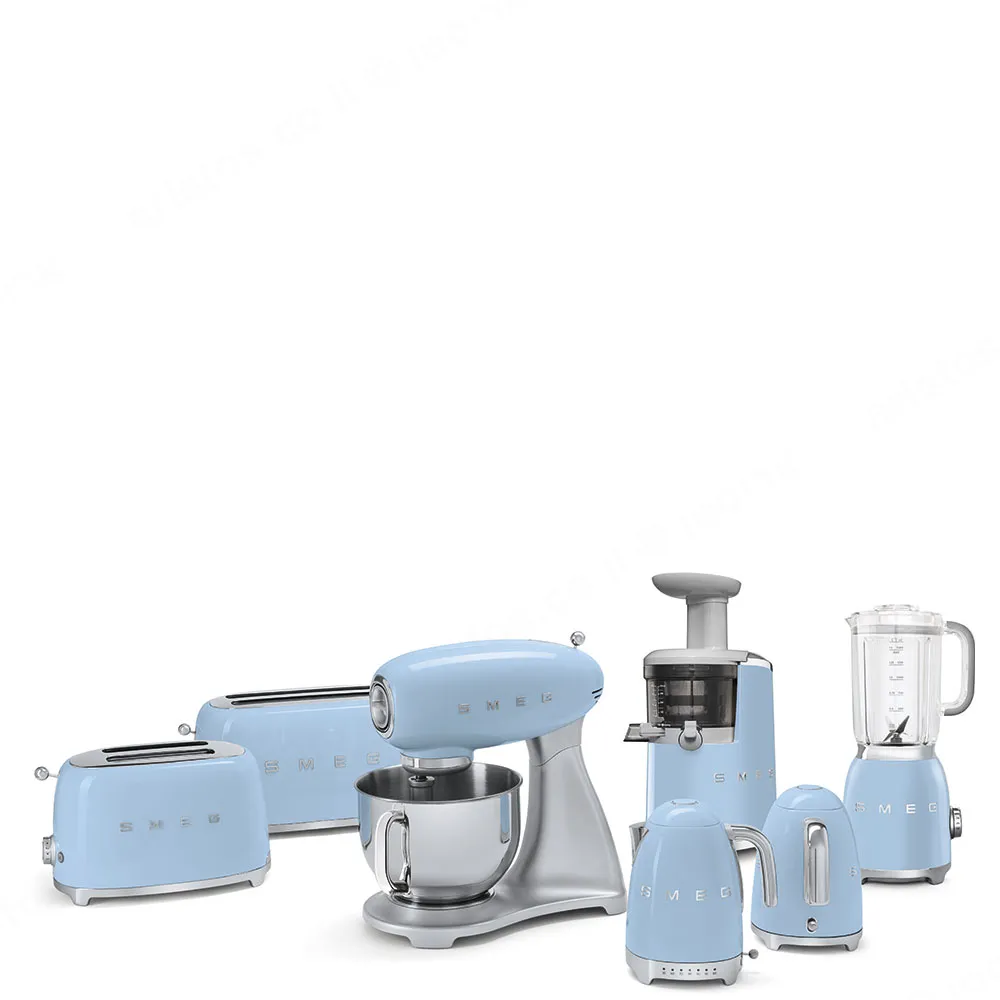SMEG מצנם לשתי פרוסות, כחול פסטל,מסדרת 50's Retro Styleתוצרת SMEG דגם TSF01PBEU — תמונה 3