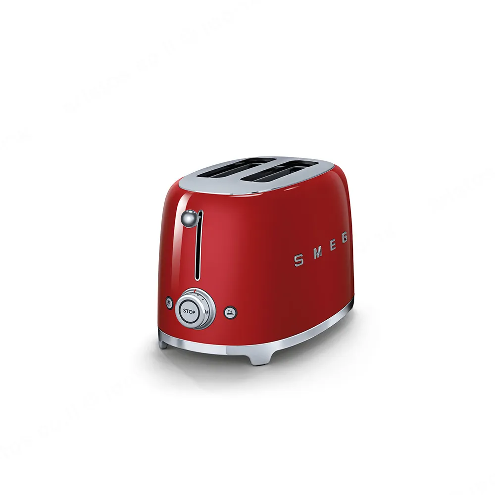 SMEG מצנם לשתי פרוסות, צבע אדום,מסדרת 50's Retro Styleתוצרת SMEG דגם TSF01RDEU — תמונה 2