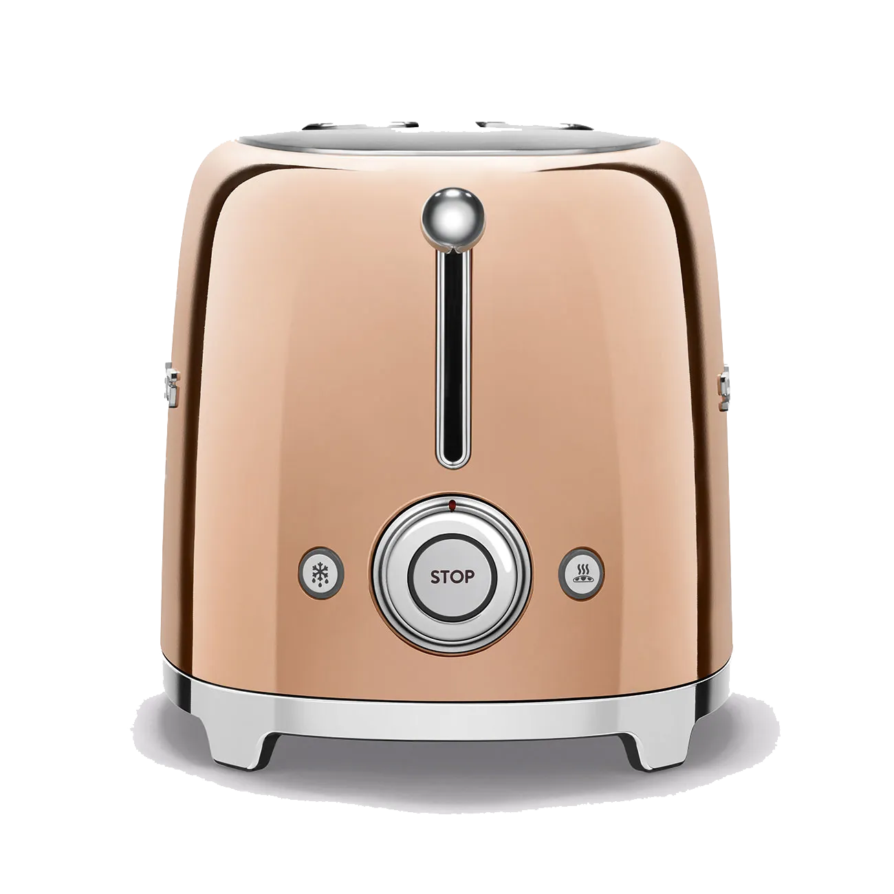 SMEG מצנם לשתי פרוסות,צבע ברונזה מבריק ,מסדרת 50's Retro Style,תוצרת SMEG דגם TSF01RGEU — תמונה 3