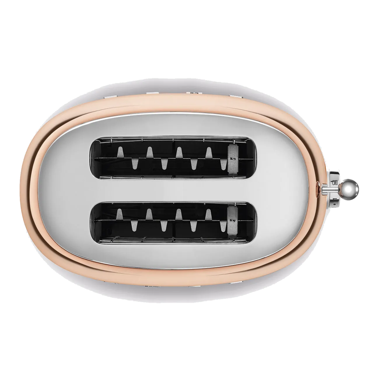 SMEG מצנם לשתי פרוסות,צבע ברונזה מבריק ,מסדרת 50's Retro Style,תוצרת SMEG דגם TSF01RGEU — תמונה 4