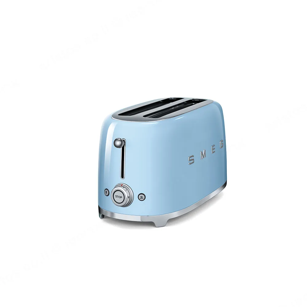 SMEG מצנם 4 פרוסות,צבע כחול פסטל,מסדרת 50's Retro Style,תוצרת SMEG דגם TSF02PBEU — תמונה 2