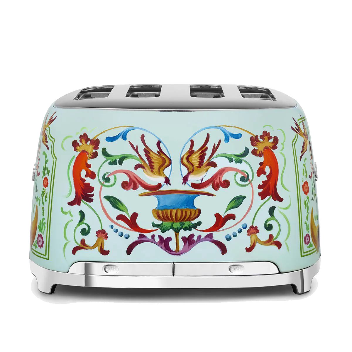SMEG מצנם 4 פרוסות רטרו בעיצוב DOLCE & GABBANA תוצרת SMEG דגם TSF03DGEU — תמונה 2