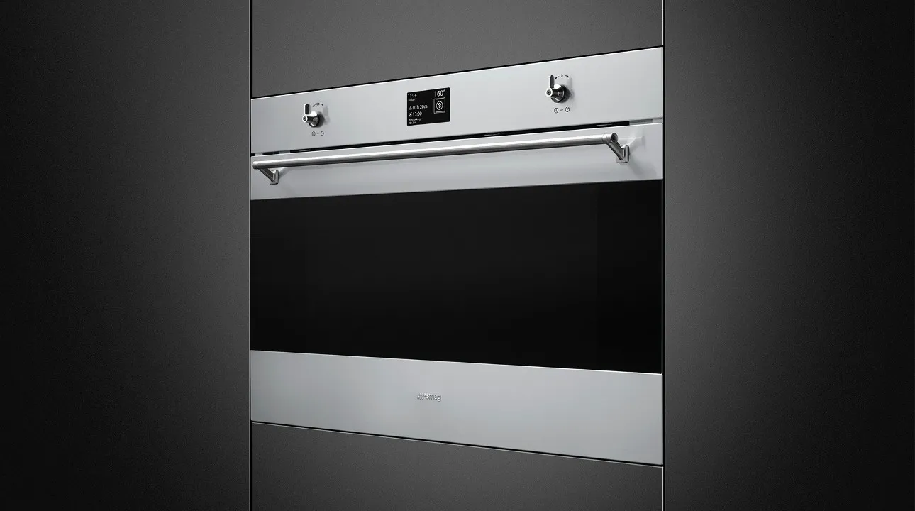 SMEG תנור בנוי פירוליטי 90/60 ס"מ נירוסטה סדרת ה Classic תוצרת SMEG דגם SFP9302TX — תמונה 12