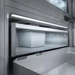מקרר אינטגרלי מקפיא תחתון 3 דלתות 91 ס"מ NoFrost סדרת היוקרה MONOLITH תוצרת LIEBHERR דגם ECBN 9673 BioFresh