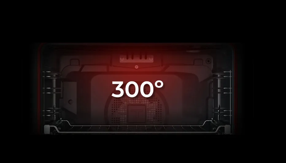 תנור בנוי פירוליטי 60 ס"מ Air Fry פאנל שחור מט סדרת NEO תוצרת TEKA דגם HSB 6467P FBK