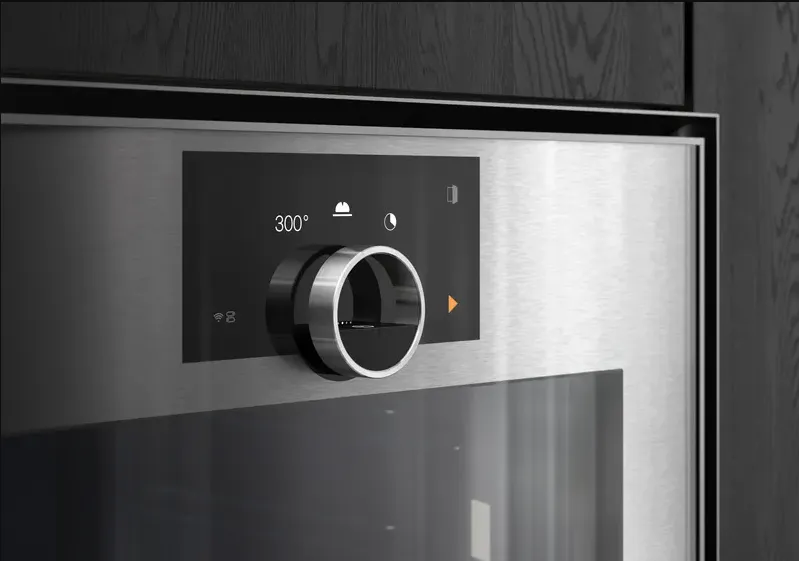 תנור בנוי פירוליטי 60 ס"מ דלת צד גימור Sterling סדרת Minimalistic תוצרת GAGGENAU דגם GO240130