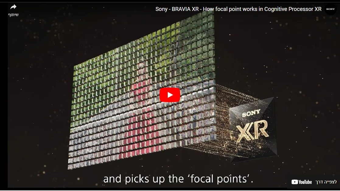 טלוויזית BRAVIA XR OLED 4K120HZ Google TV "65 מבית SONY דגם XR-65A83KAEP