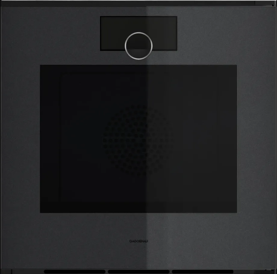 תנור בנוי פירוליטי 60 ס"מ דלת צד גימור Onyx סדרת Minimalistic תוצרת GAGGENAU דגם GO240100