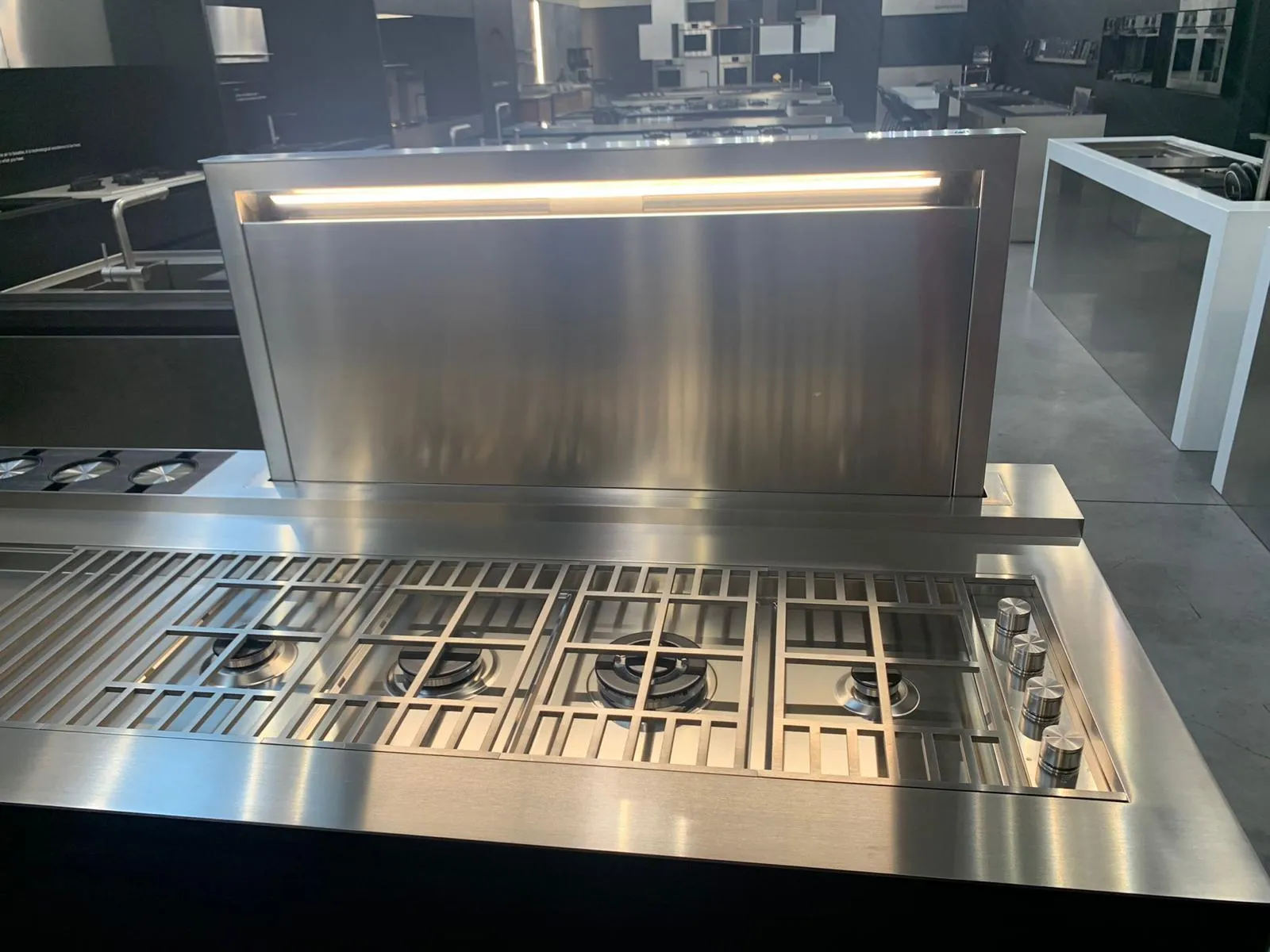 Barazza קולט אדים מעלית 120 ס"מ נירוסטה AISI304 תוצרת Barazza דגם 1KBDD12 — תמונה 5