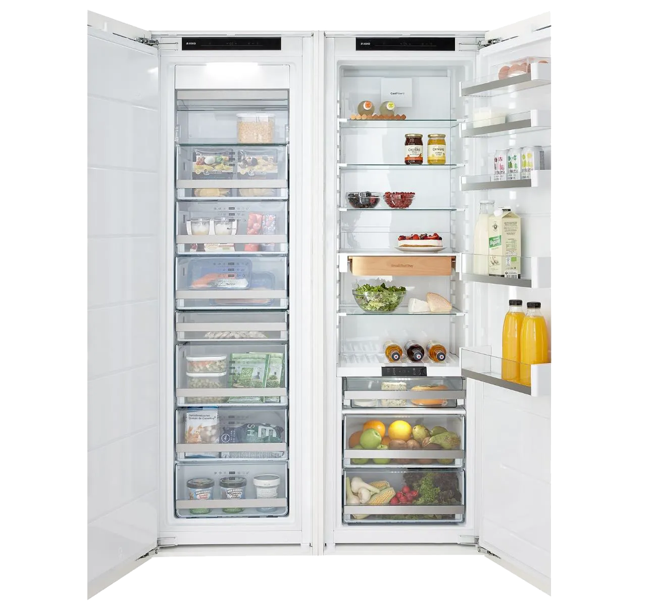 ASKO מקפיא אינטגרלי 60 ס"מ NoFrost סגירה רכה סדרת פרימיום+ תוצרת ASKO דגם FN31842EI — תמונה 9