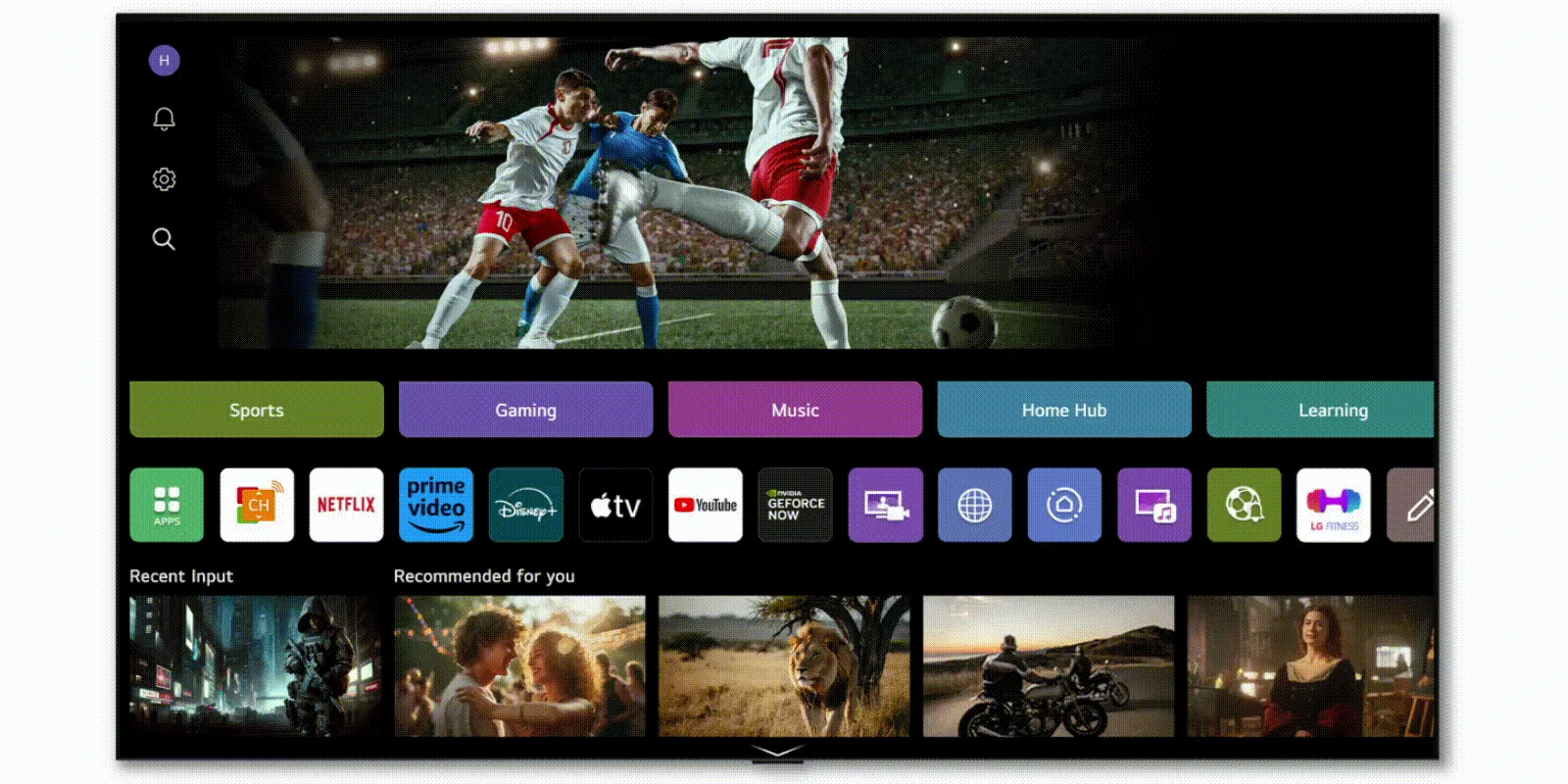 טלוויזיה 83" 4K OLED 120Hz alpha 8 Gen2 AI B5 webOS25 מבית LG דגם OLED83B56LA