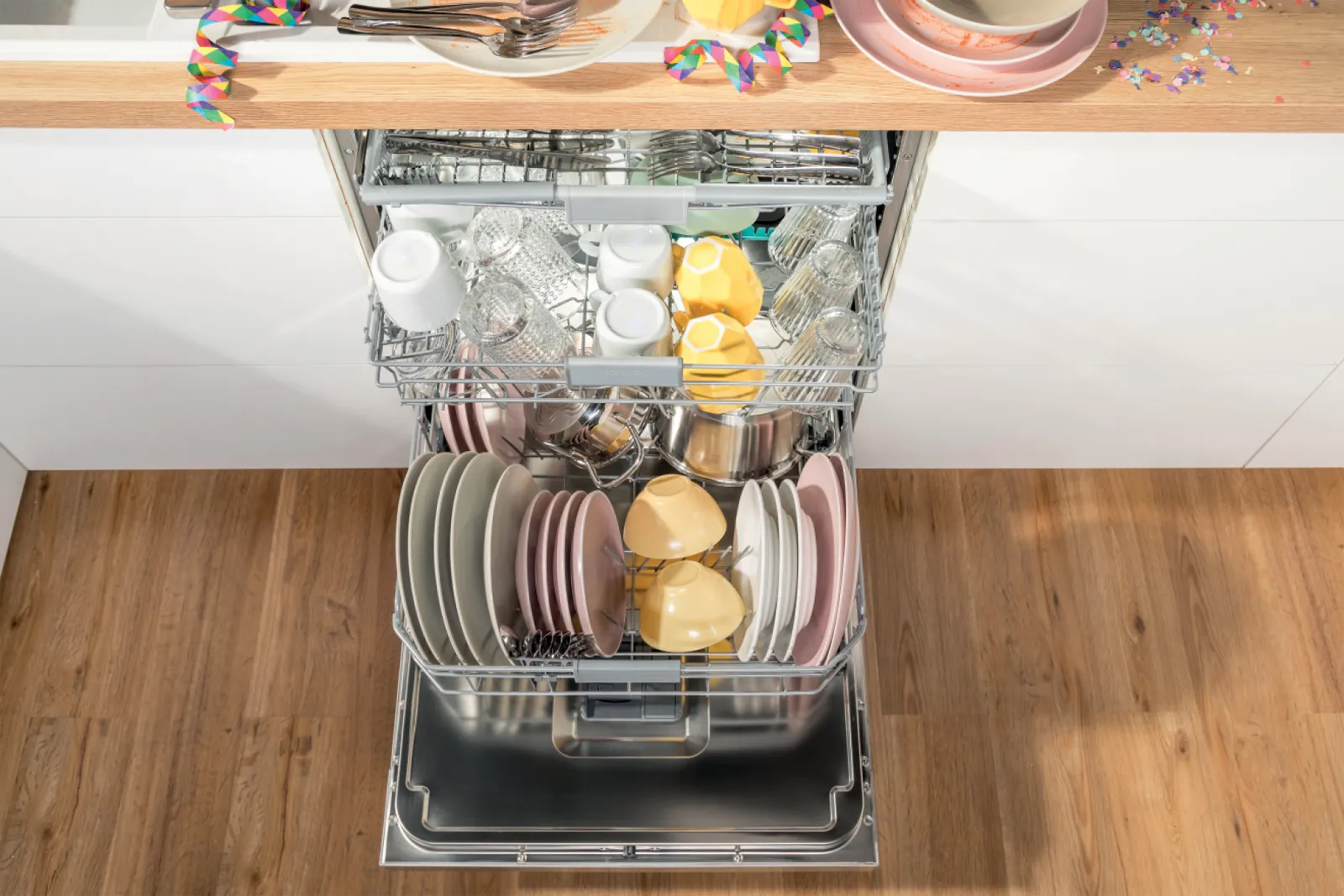 Gorenje מדיח כלים אינטגרלי מלא 60 ס"מ Inverter פתיחה אוטומטית 16 מערכות כלים דלת סלייד תוצרת Gorenje דגם GV673C62 — תמונה 14