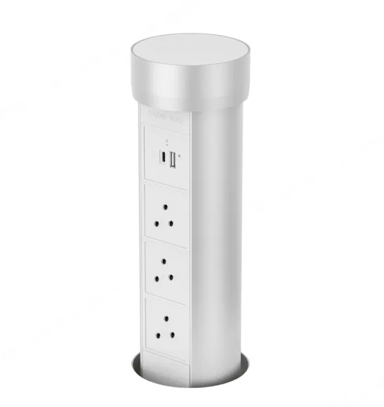 POINTPOD מתקן שקעים חשמלי בחיפוי שיש אינטגרלי מבית POINT POD דגם POINTPOD MULTI — תמונה 13