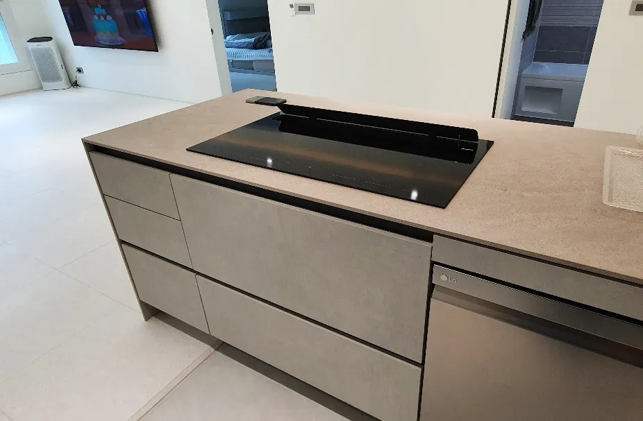 sirius כיריים אינדוקציה 90 ס"מ FLEX בשילוב קולט בנוי זכוכית שחורה תוצרת Sirius דגם S-ddh5 Shadow — תמונה 6