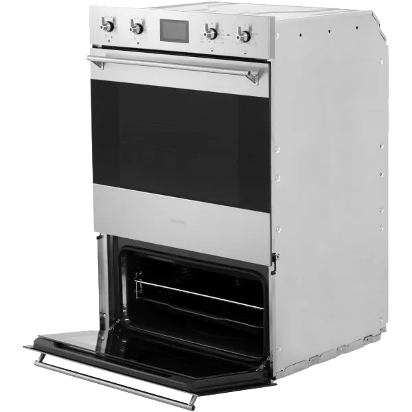 SMEG תנור חשמלי דו תאי פרוליטי נירוסטה ללא טביעות אצבע סדרת ה - Classic תוצרת SMEG דגם DOSP6390X — תמונה 2