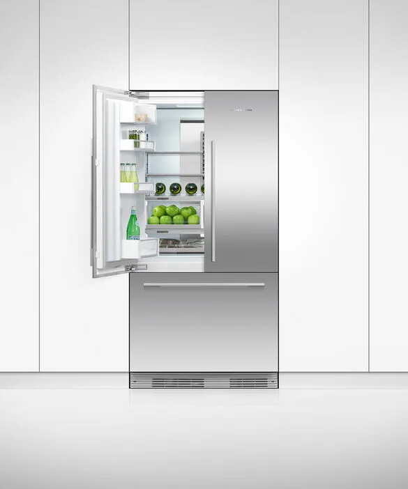 Fisher & Paykel מקרר אינטגרלי מקפיא תחתון 3 דלתות 90 ס"מ סדרה 7 יצרן קרח תוצרת FISHER&PAYKEL דגם RS90AU3 — תמונה 19