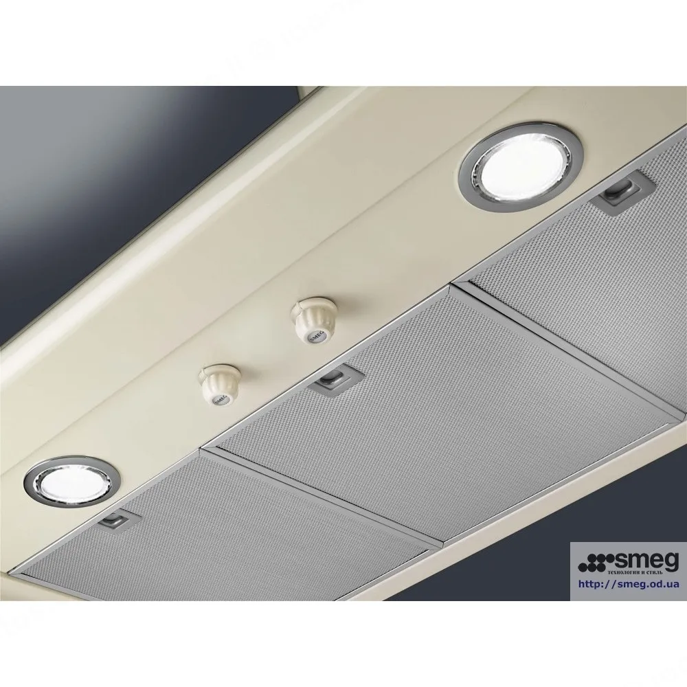 SMEG קולט אדים ארובה, בצבע קרם 90 ס"מ מסדרת Cortina תוצרת SMEG דגם KC19P — תמונה 4