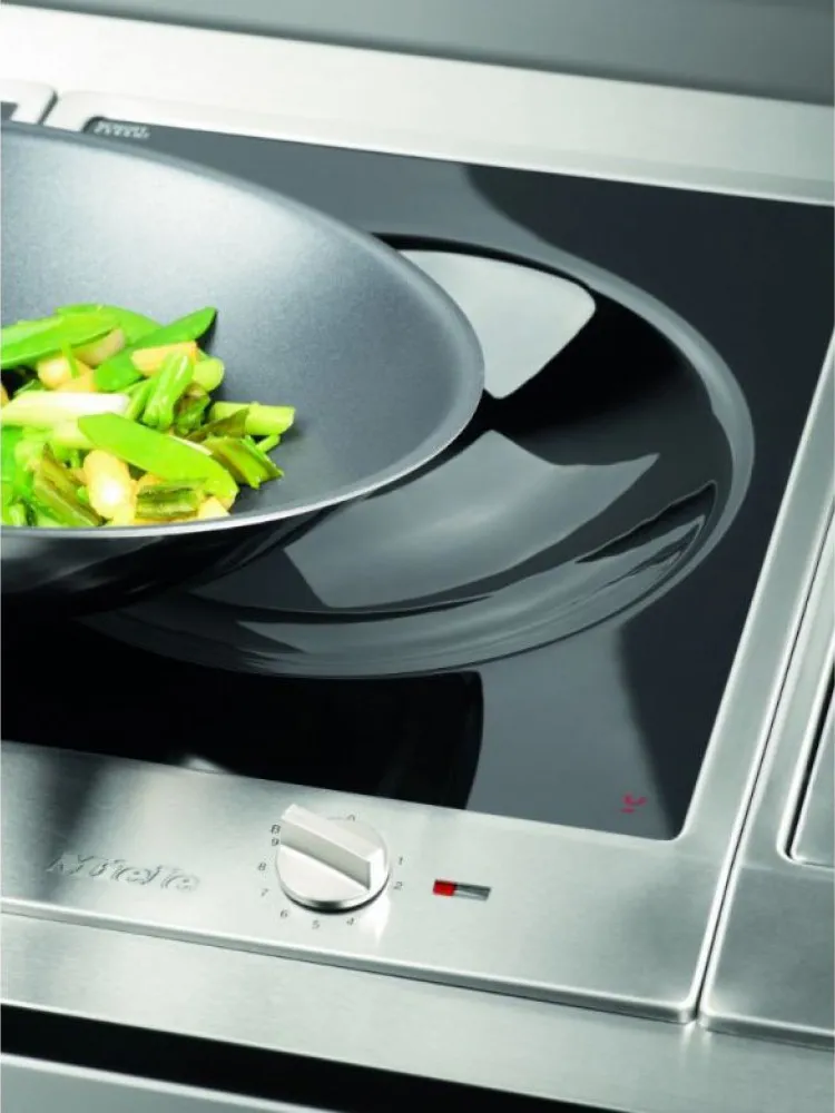 Miele כיריים אינדוקציה דומינו טבעות חימום לווק כולל ווק מקצועי MIELE CS1223I — תמונה 2