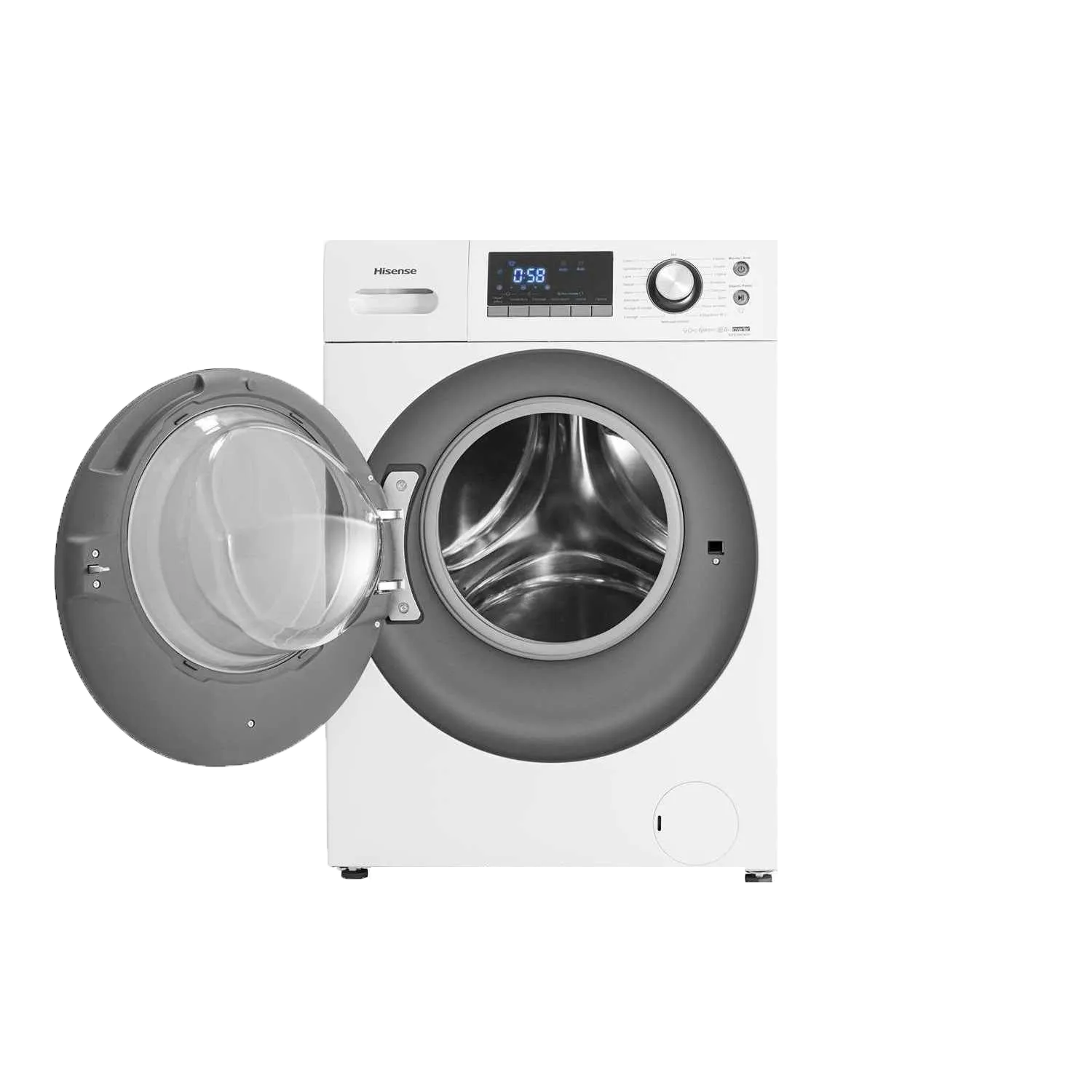 Hisense מכונת כביסה 8ק"ג 1400 סל"ד מנוע אינוורטר AUTO DOSING מבית Hisense דגם WFEH8014VA — תמונה 3