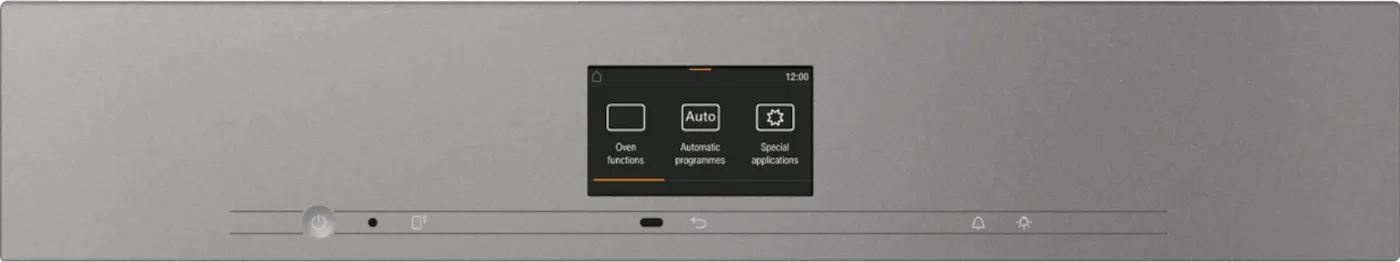 Miele תנור שף משולב מיקרו 45 ס"מ PureLine M-Touch תוצרת Miele דגם H 7640 BM Graphite Grey — תמונה 2