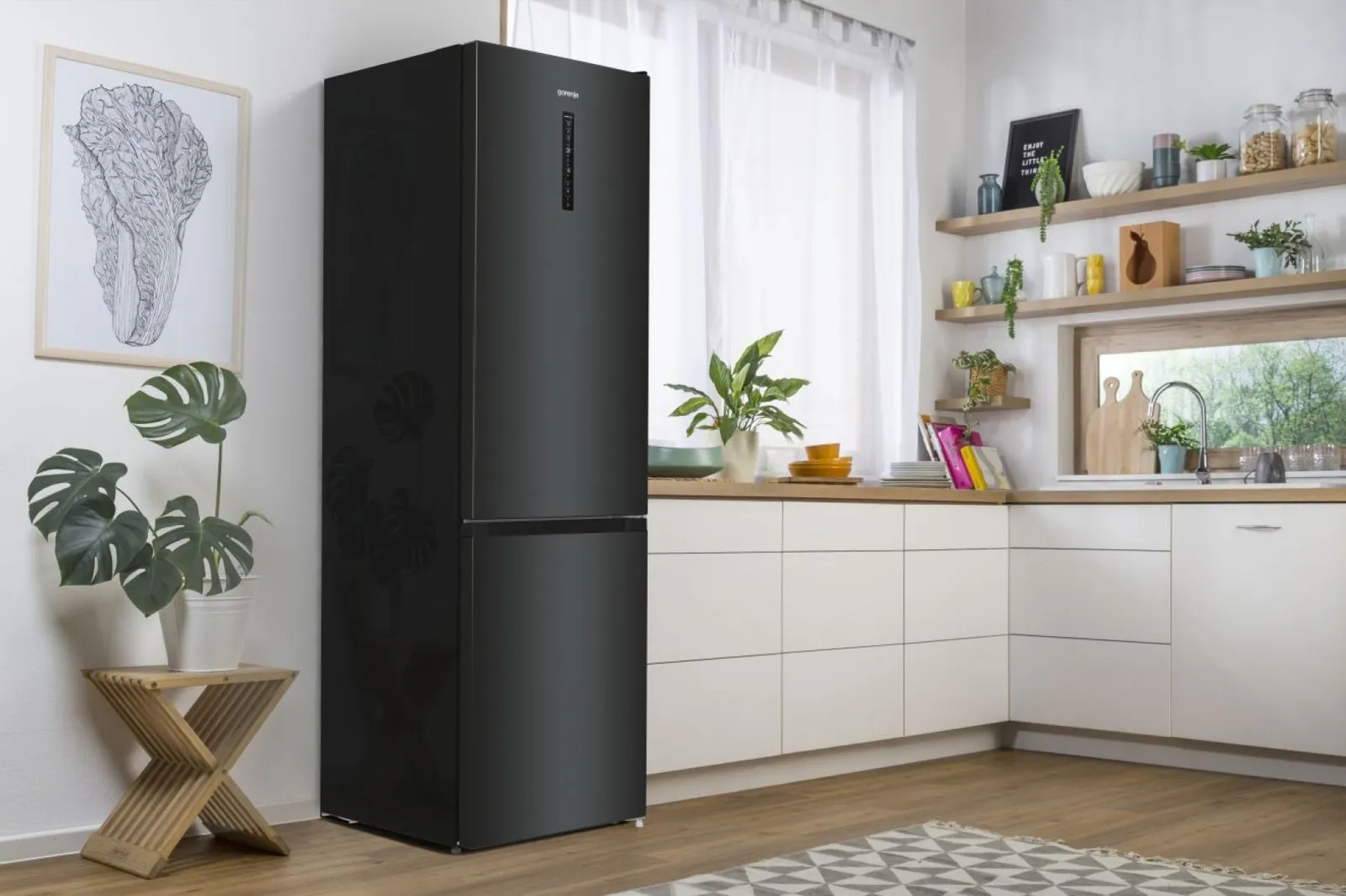 Gorenje מקרר 120 ס"מ מקפיא תחתון גמיש 2 מטר גובה 722 ליטר מנוע אינוורטר נירוסטה שחורה תוצרת Gorenje דגם NRC6204SBXL4 — תמונה 19